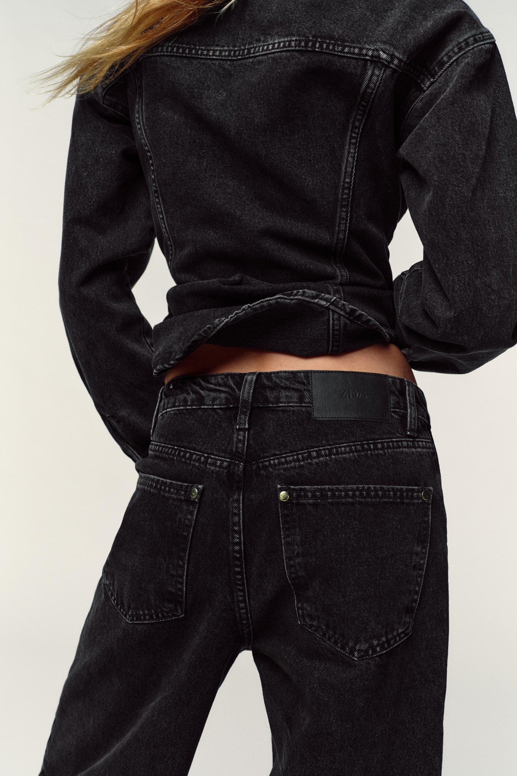 High-waist culottes jeans