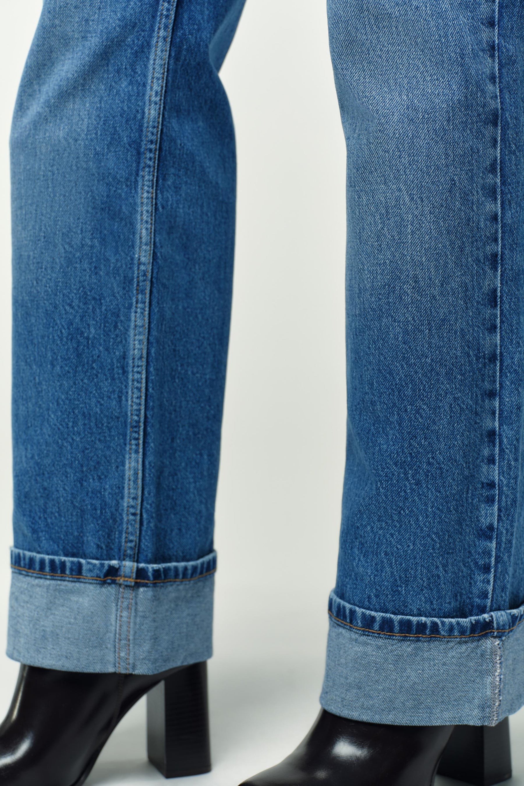 Straight High-Waist Full Length