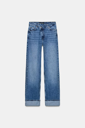 Straight High-Waist Full Length