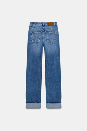 Straight High-Waist Full Length