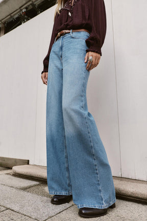 High-Waist Wide-Leg Jeans