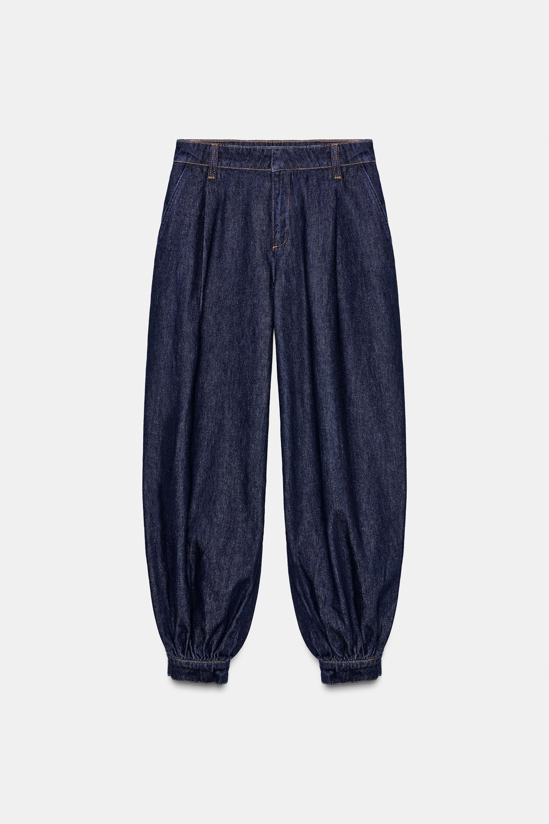 DENIM TROUSERS