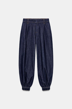 DENIM TROUSERS