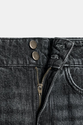 Weit geschnittene High-Waist-Jeans