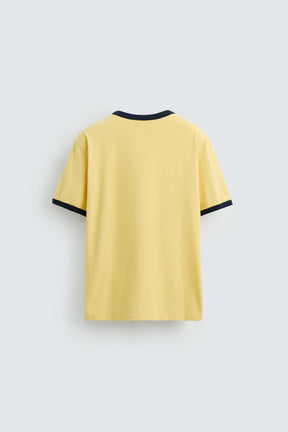 WASHED RIB EMBROIDERED T-SHIRT - Image 6