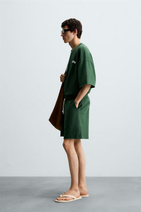 SWEATSHIRT WITH CONTRAST PATCH - Image 4