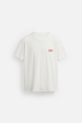 WASHED SLOGAN PRINT T-SHIRT - Image 7