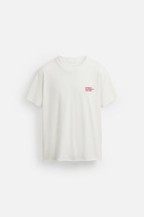 WASHED SLOGAN PRINT T-SHIRT - Image 7