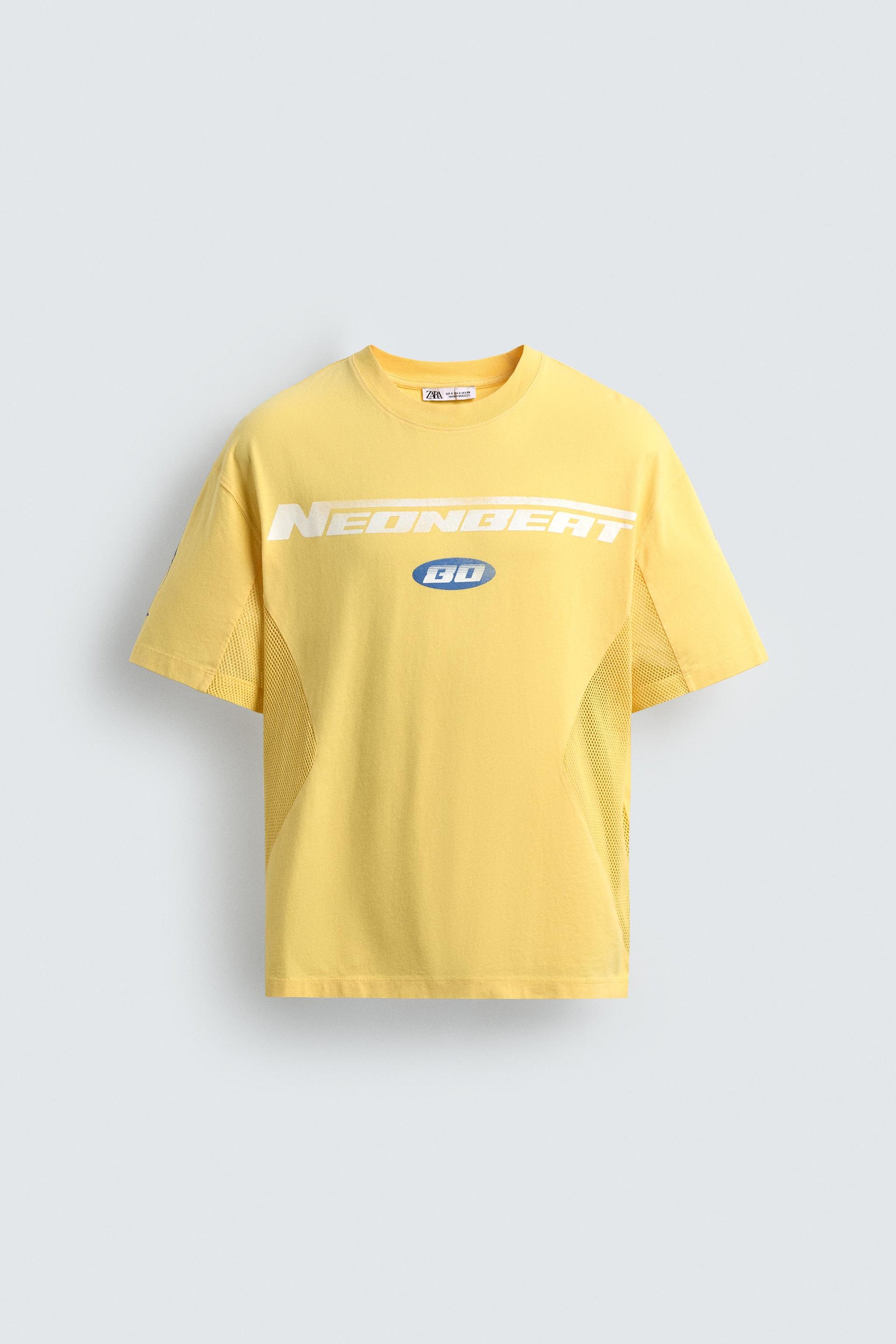 T-SHIRT WITH CONTRAST TEXT PRINTS - Image 7