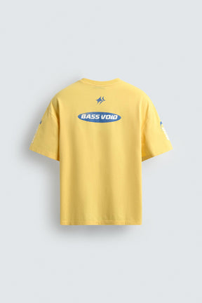 T-SHIRT WITH CONTRAST TEXT PRINTS - Image 8