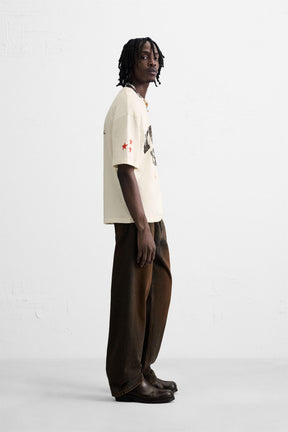 WASHED PRINT T-SHIRT - Image 4