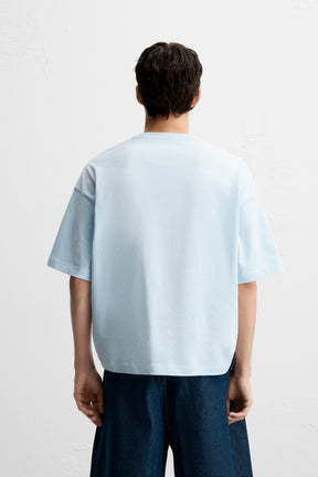 T-SHIRT WITH TERRYCLOTH PATCH - Image 3