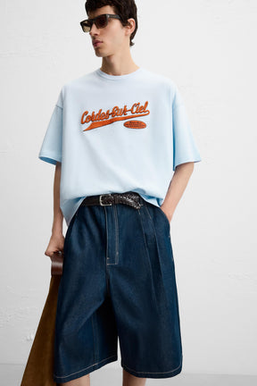 T-SHIRT WITH TERRYCLOTH PATCH - Image 5