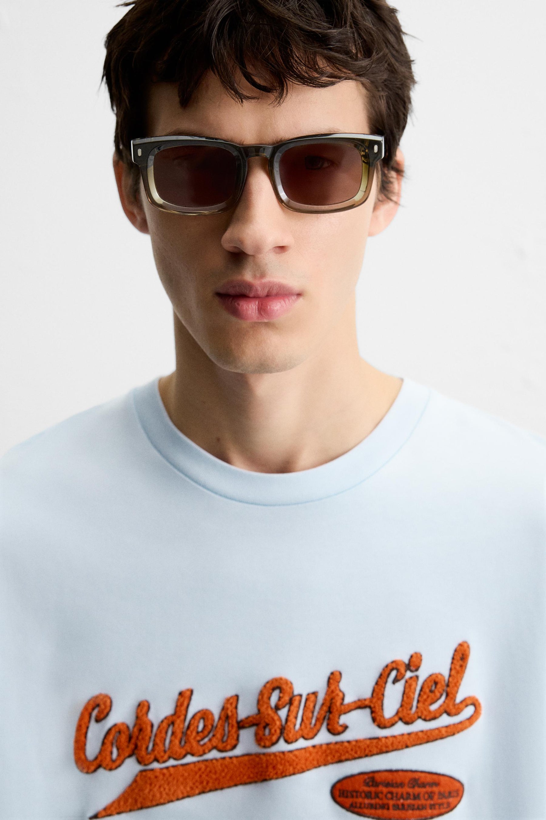 T-SHIRT WITH TERRYCLOTH PATCH - Image 6