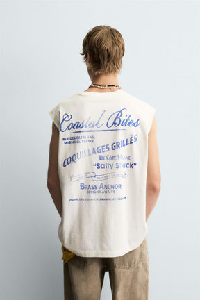 WASHED PRINT TANK TOP - Image 3