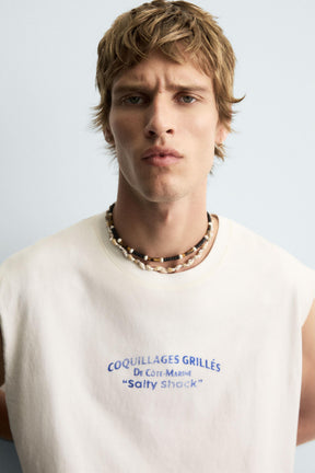 WASHED PRINT TANK TOP - Image 5