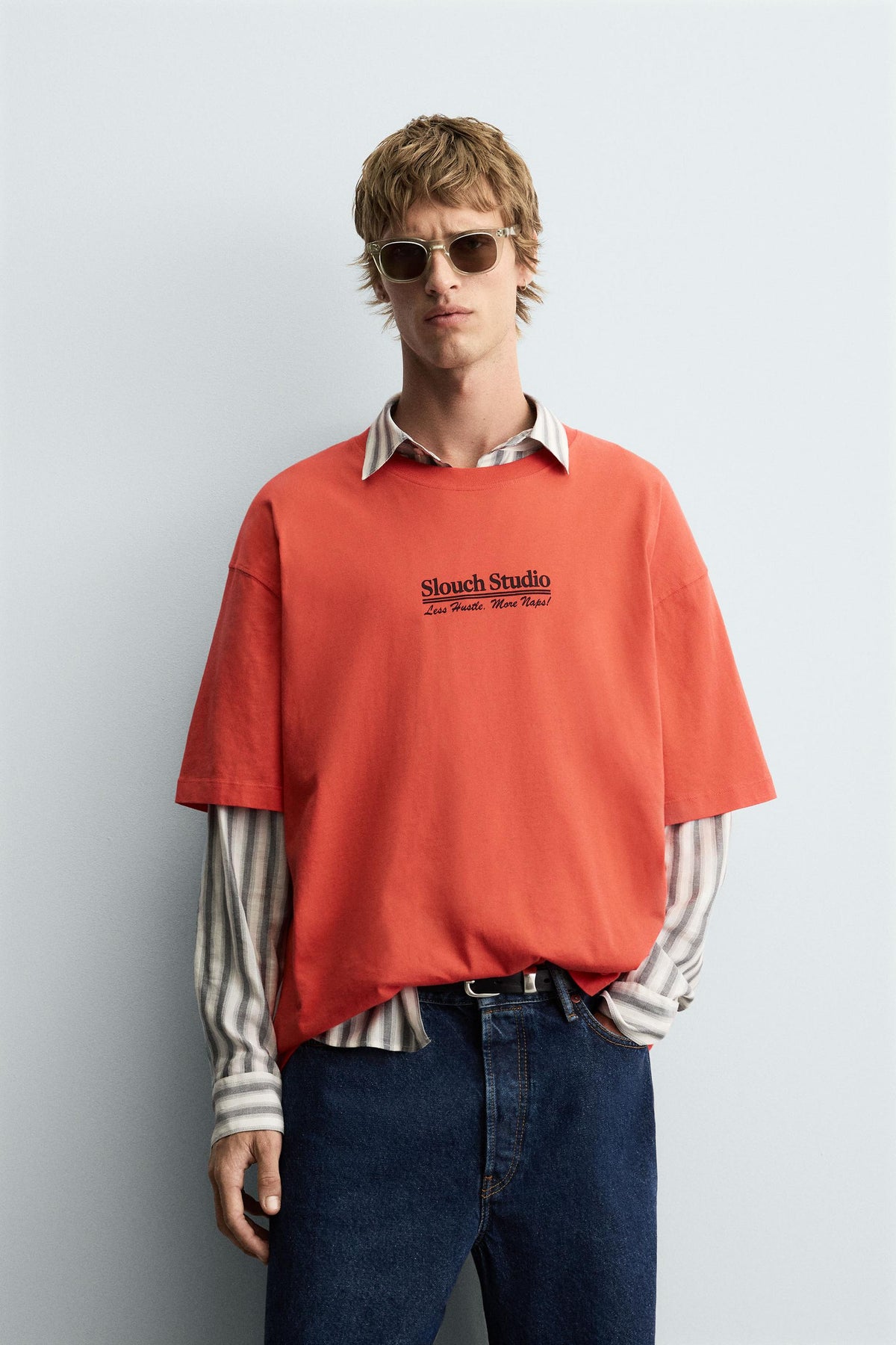 CONTRAST PRINT T-SHIRT - Image 2