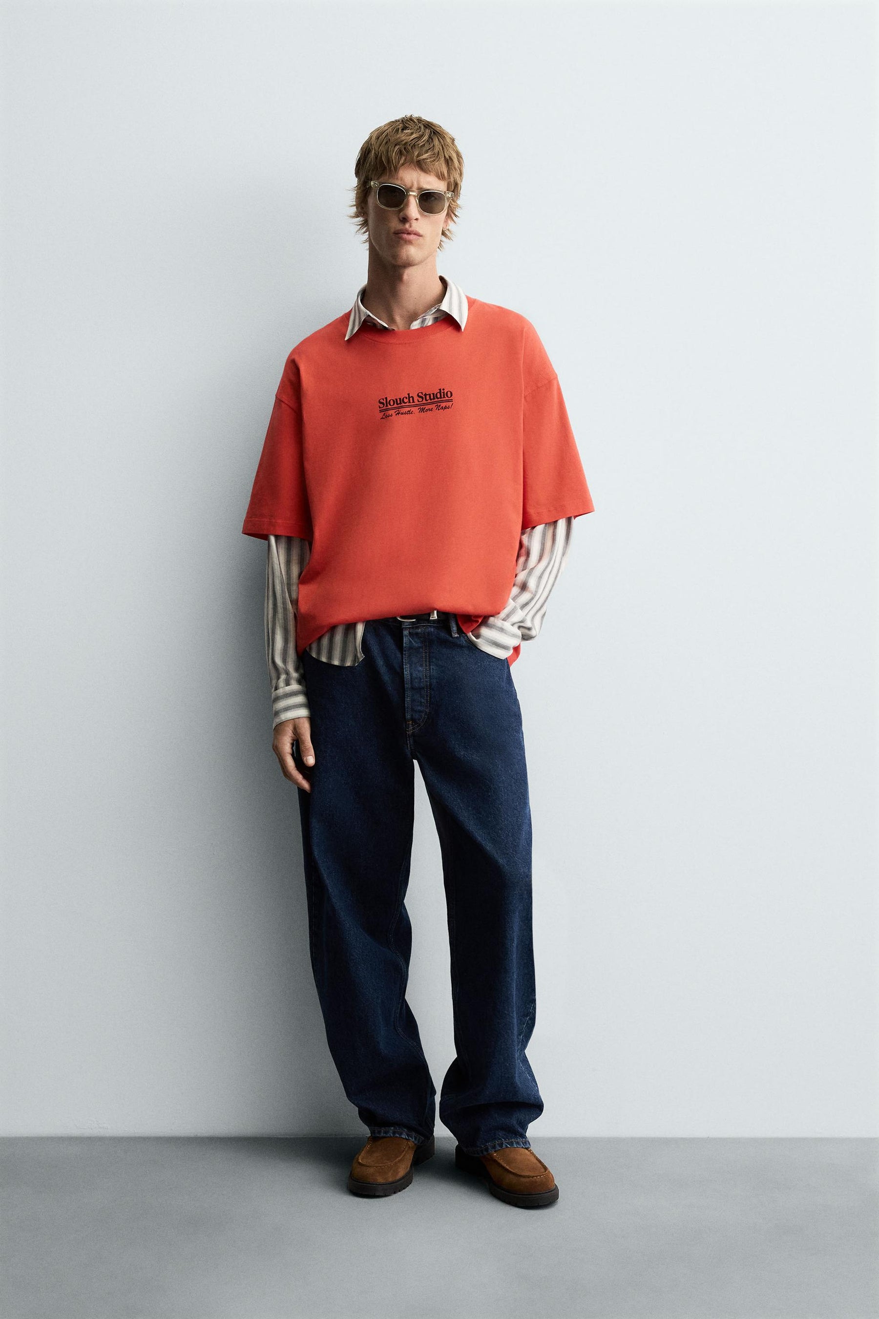 CONTRAST PRINT T-SHIRT - Image 1