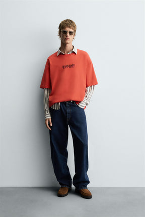 CONTRAST PRINT T-SHIRT - Image 1