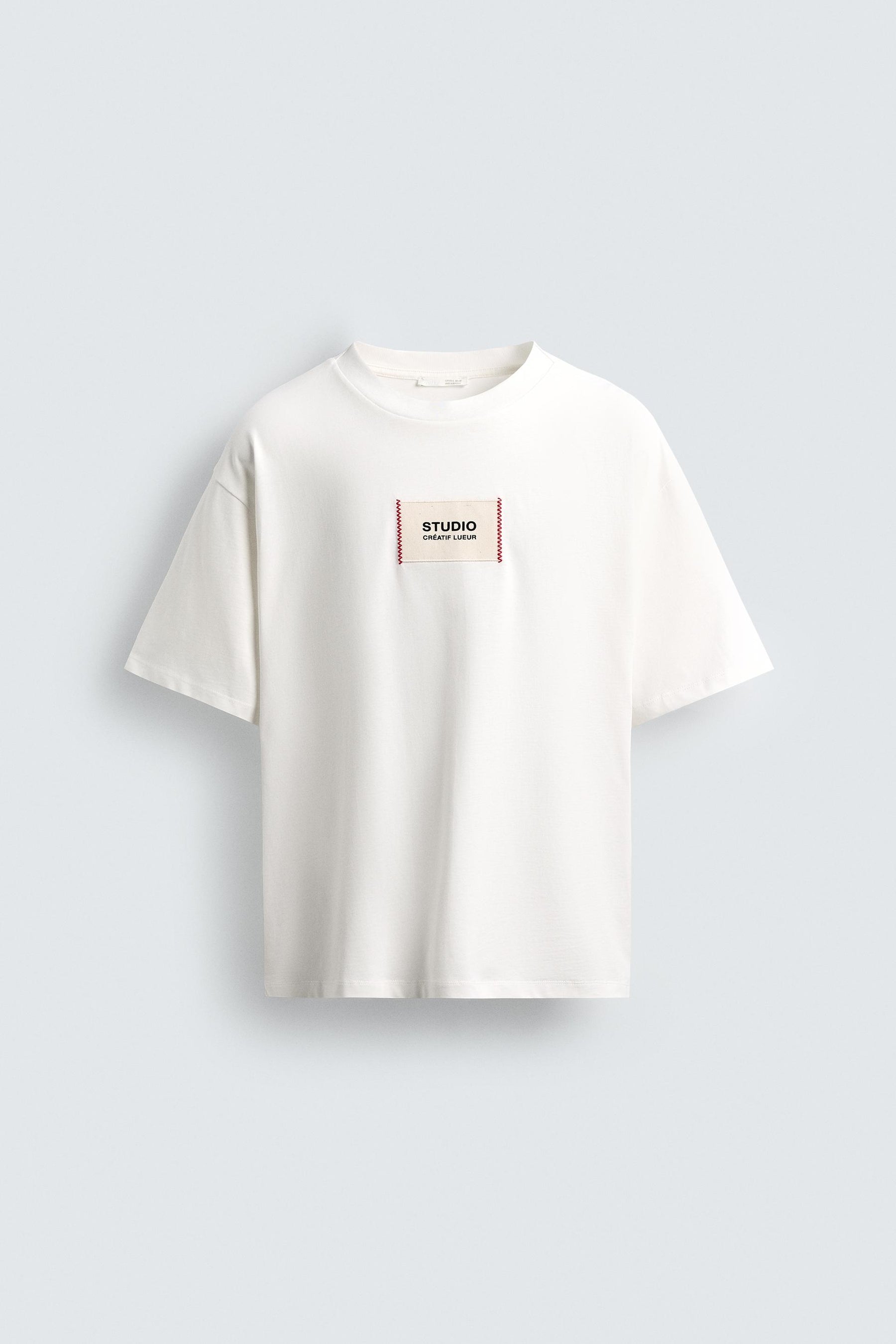 SLOGAN PATCH T-SHIRT - Image 6