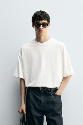 ABSTRACT PRINT T-SHIRT - Image 2