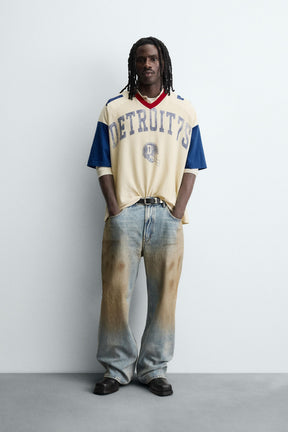 RETRO VARSITY T-SHIRT - Image 1