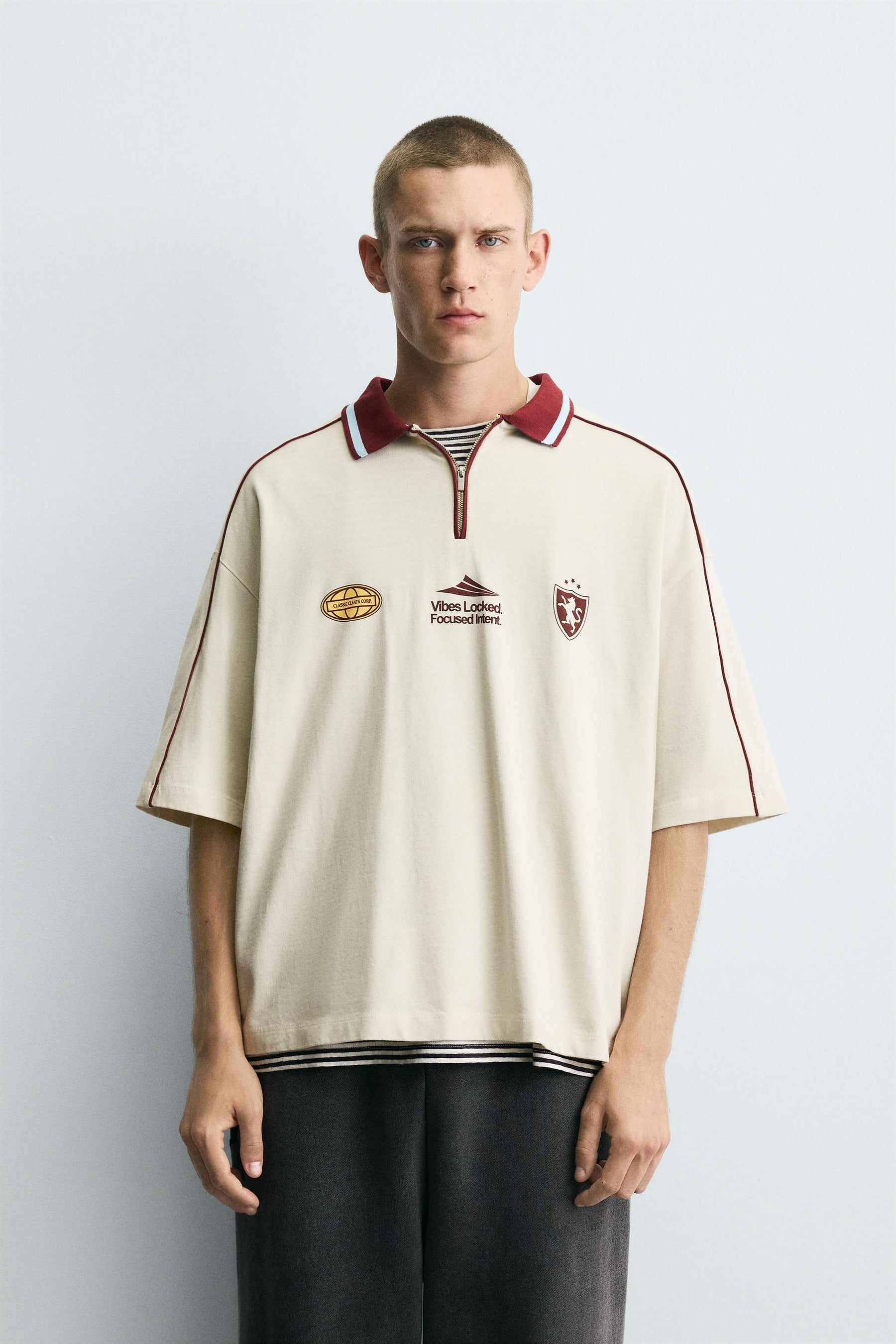 Retro Football Polo