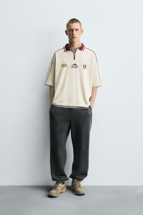 Retro Football Polo