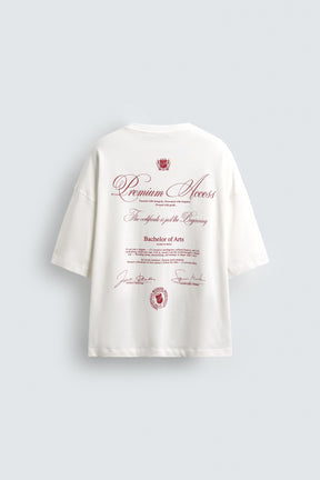 PRINTED TEXT T-SHIRT - Image 7