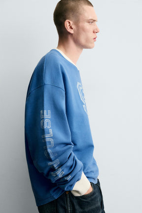 WASHED PRINTED T-SHIRT - Image 6