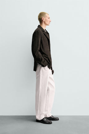 Faux Suede Blazer