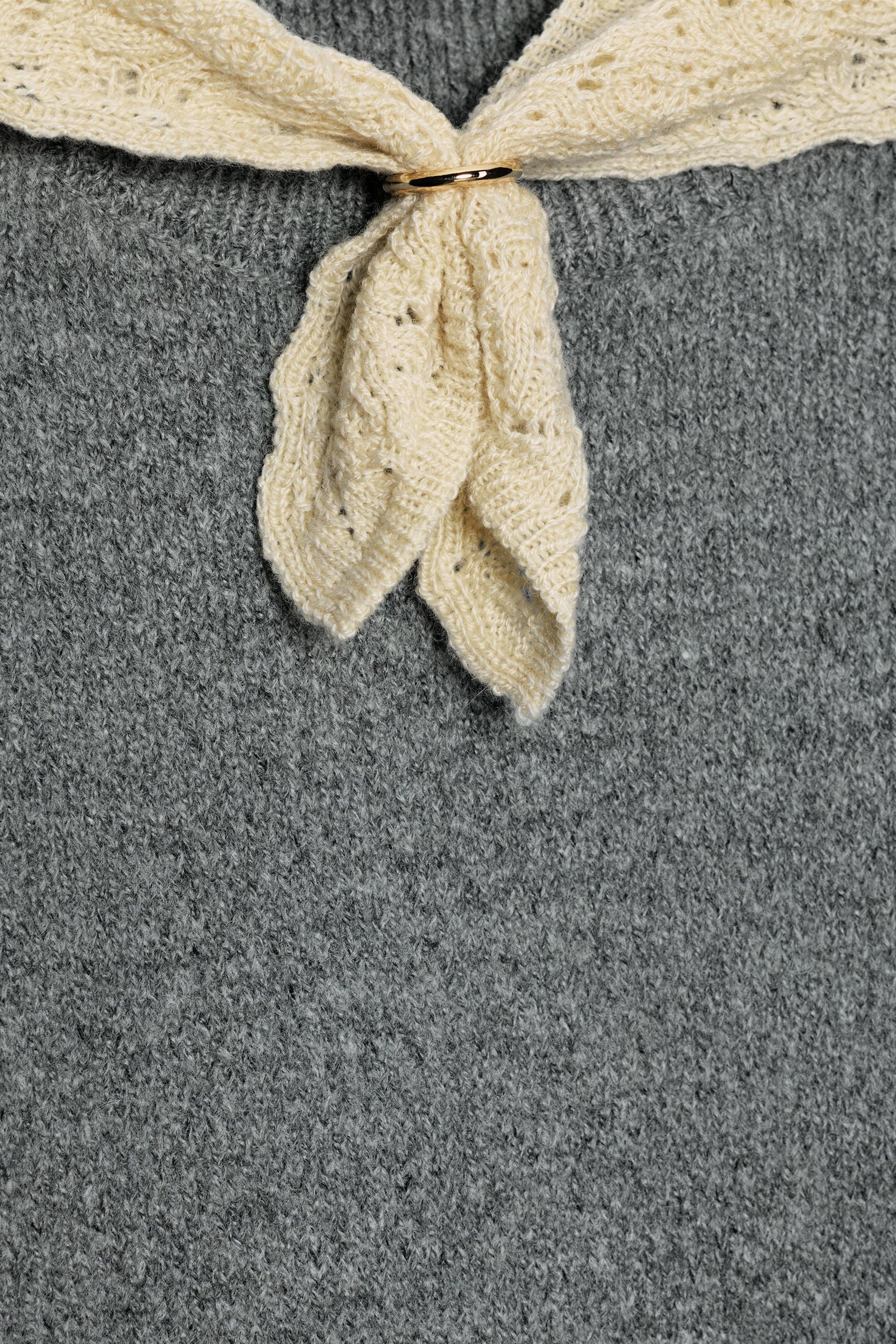 Contrast Handkerchief Jumper