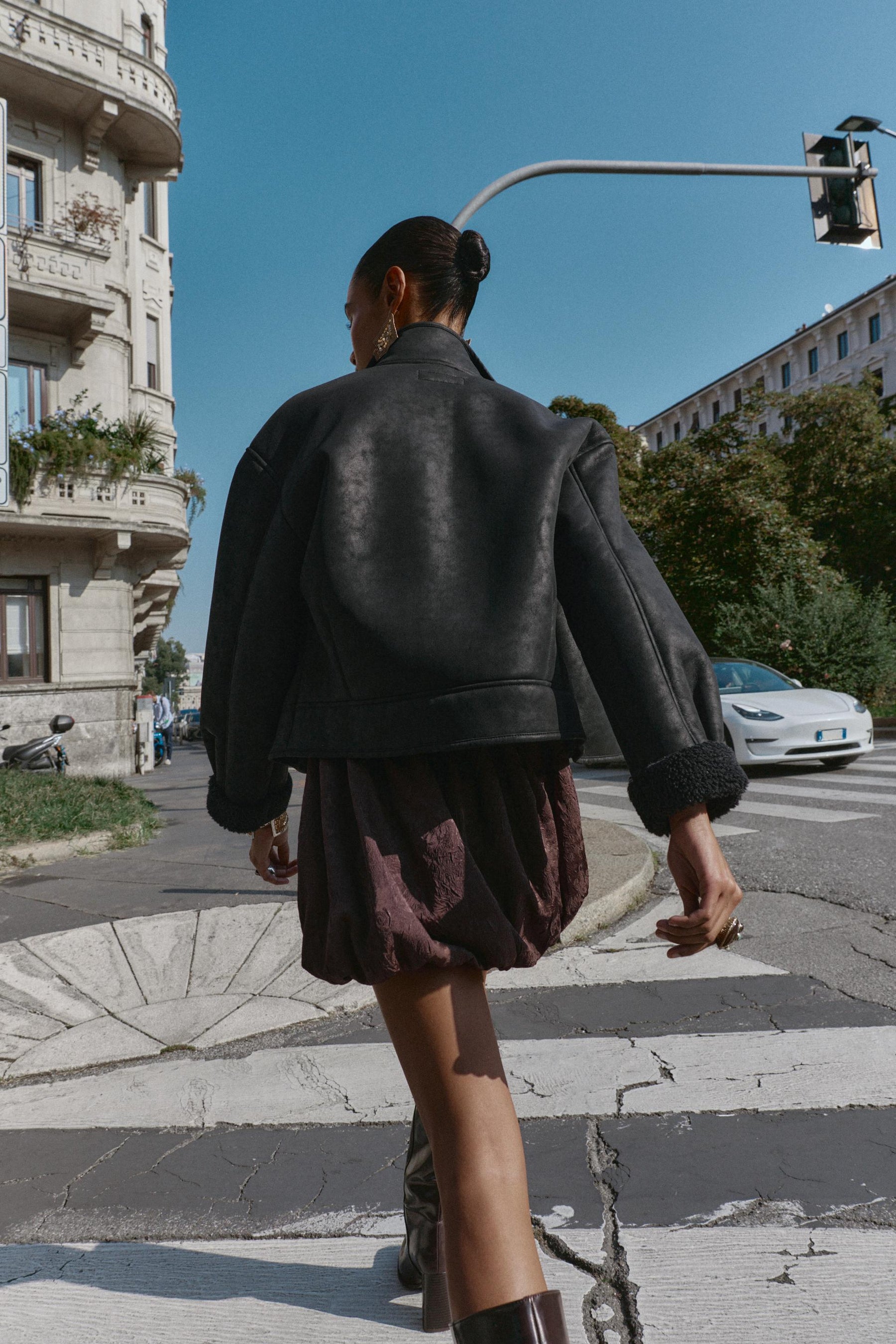 Kunstwildlederjacke