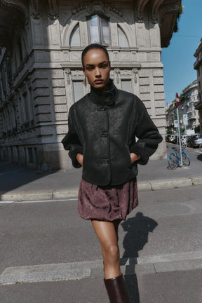 Kunstwildlederjacke