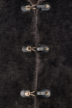 FAUX FUR JACKET WITH FIREMAN CLASP - Image 6