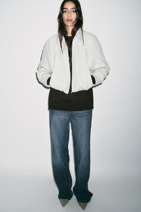 FAUX LEATHER BOMBER JACKET - Image 6