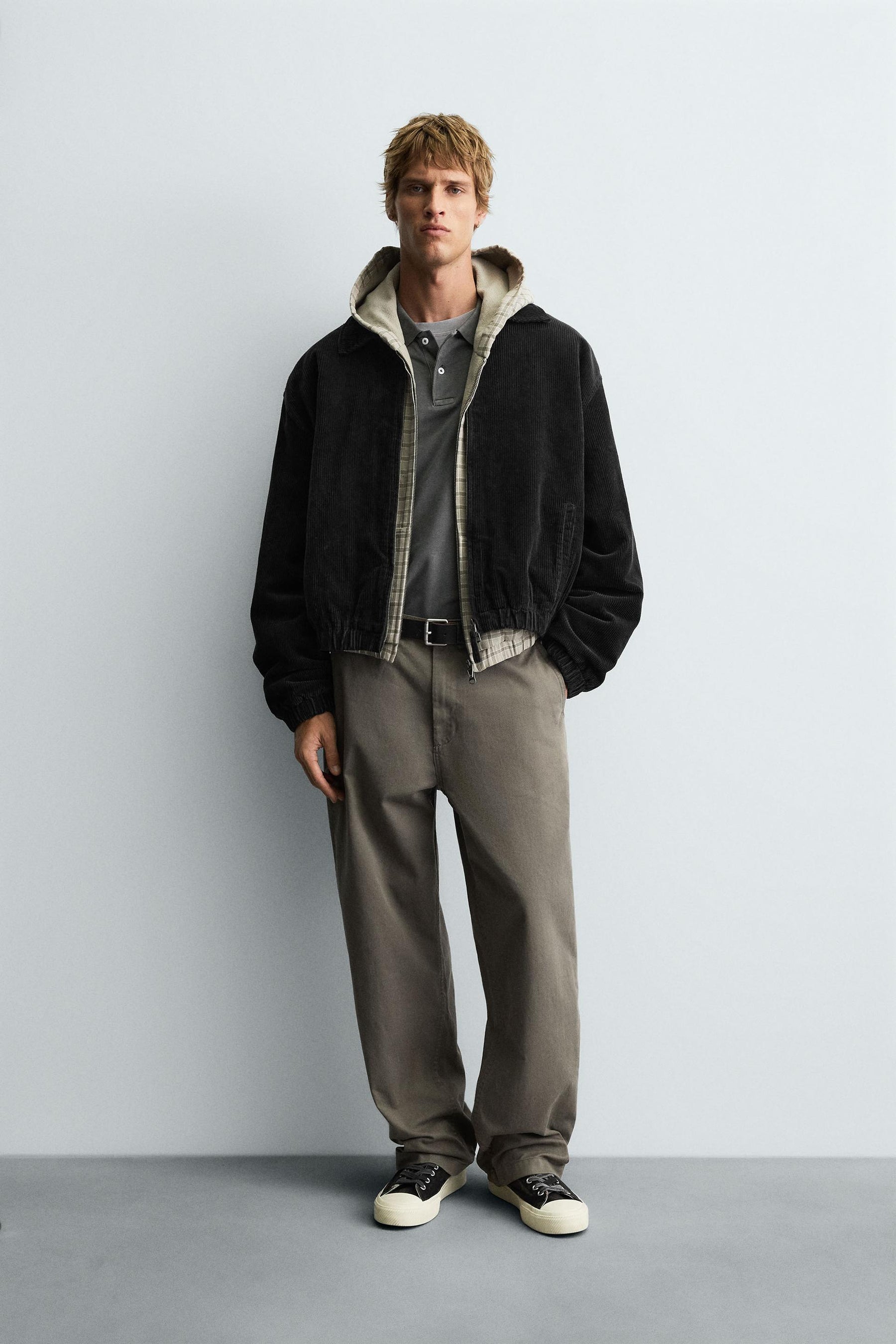 RELAXED FIT CORDUROY JACKET - Image 1