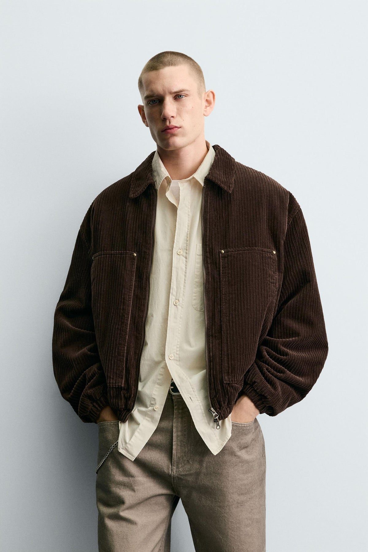 QUILTED CORDUROY JACKET - Image 2