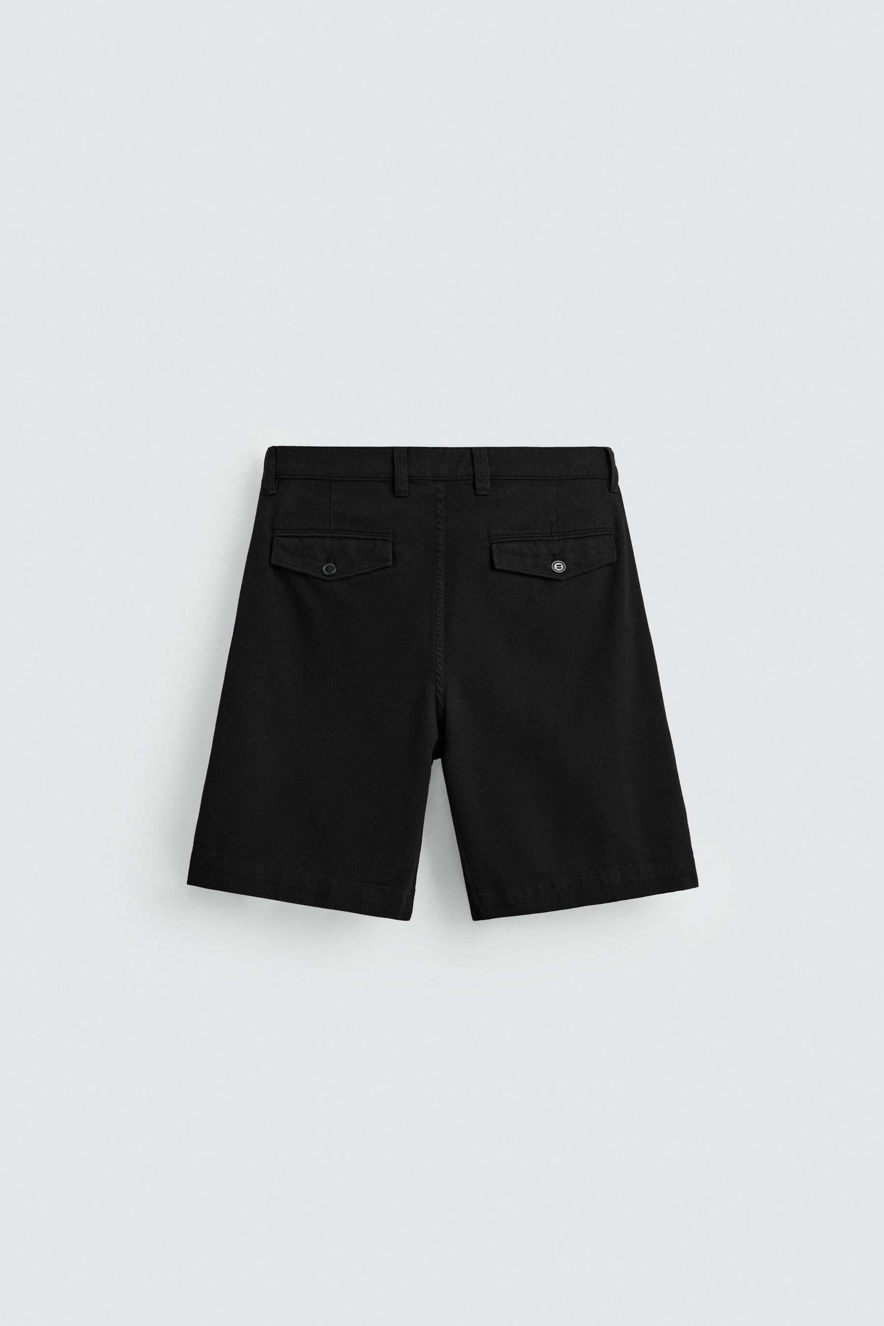 RELAXED FIT BERMUDA SHORTS WITH PLEATS - Image 7