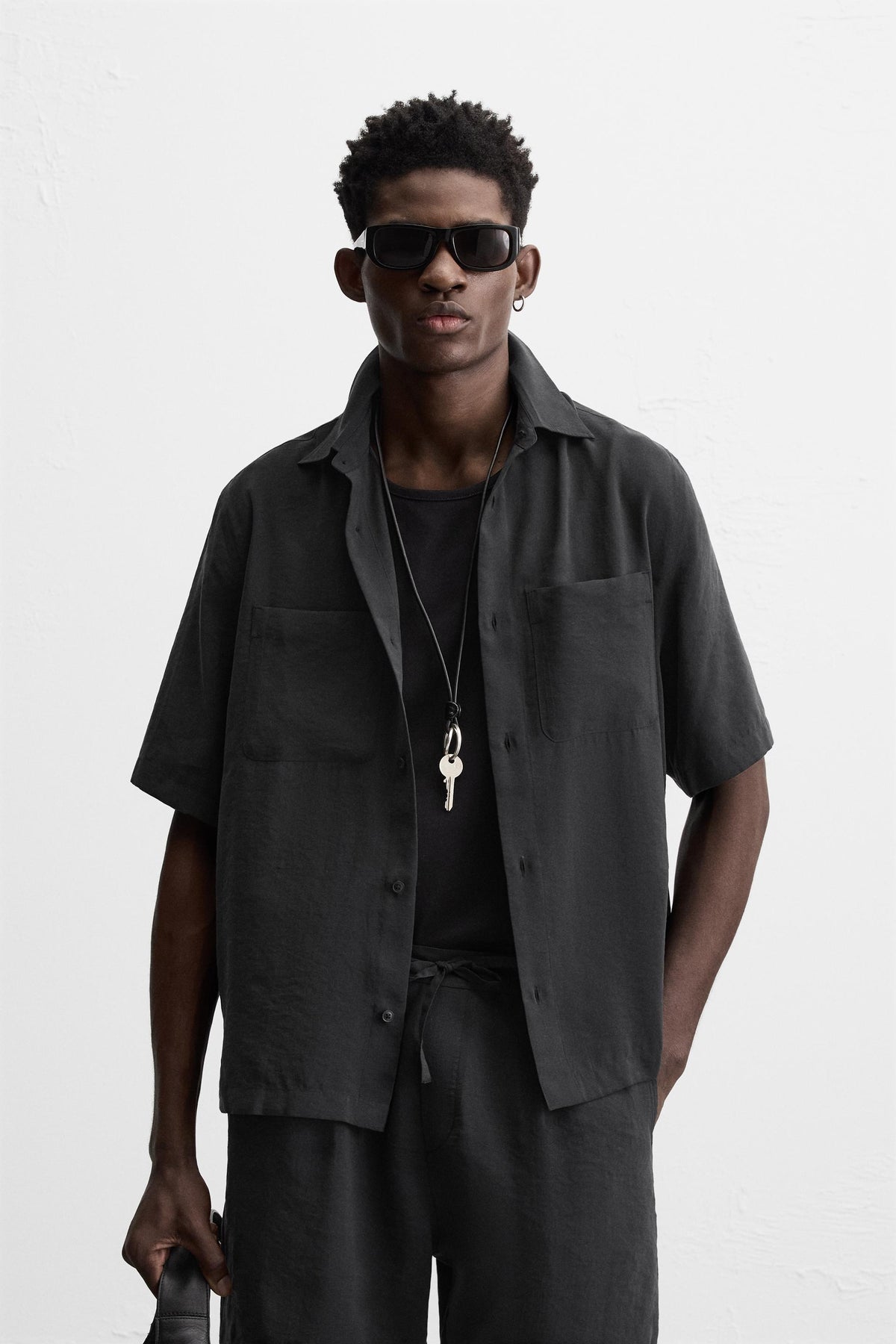 RELAXED FIT FLOWING SHIRT - Image 2