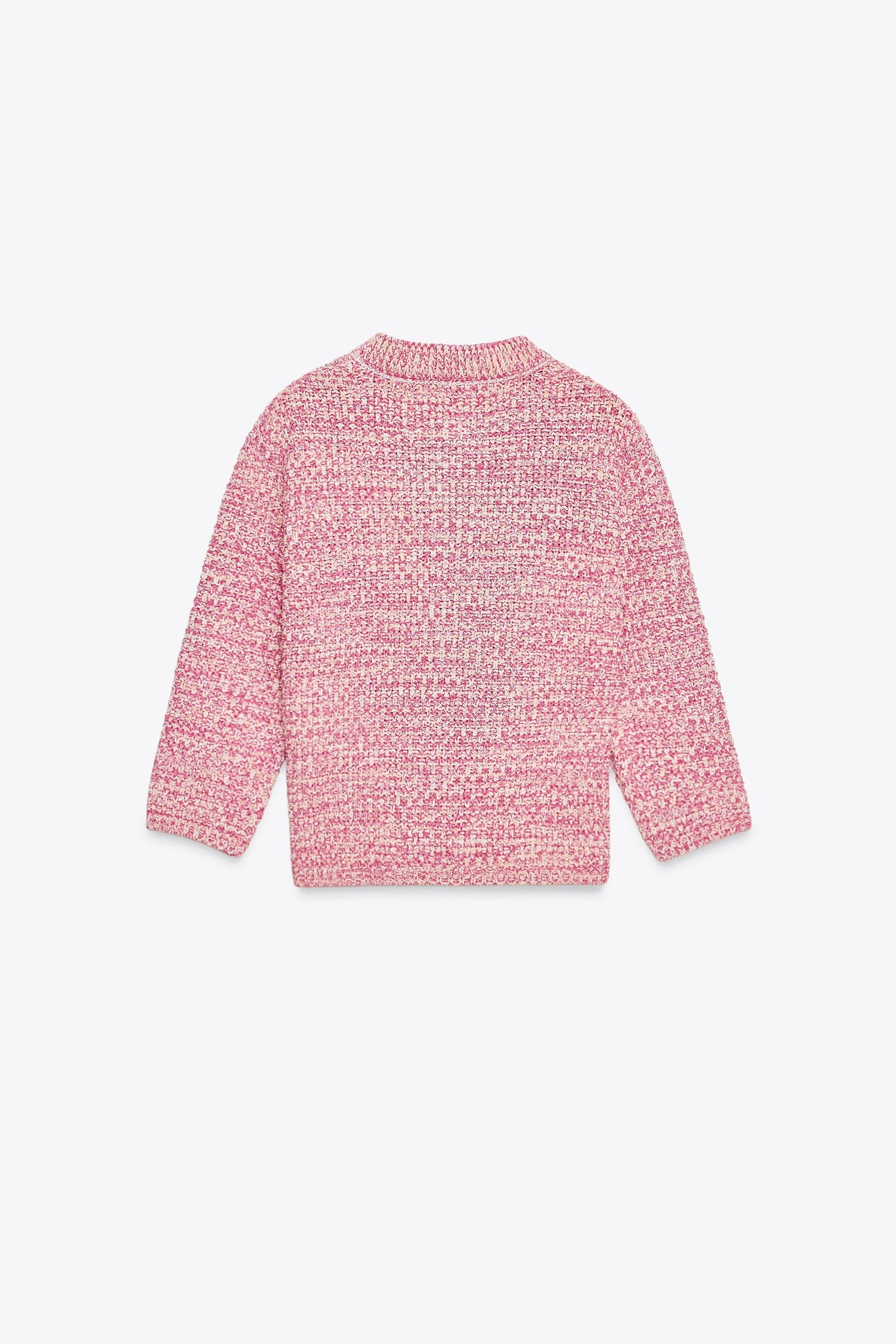 3/4 LENGTH SLEEVE KNIT CARDIGAN - Image 4
