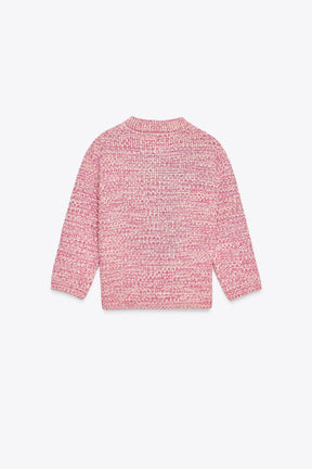 3/4 LENGTH SLEEVE KNIT CARDIGAN - Image 4