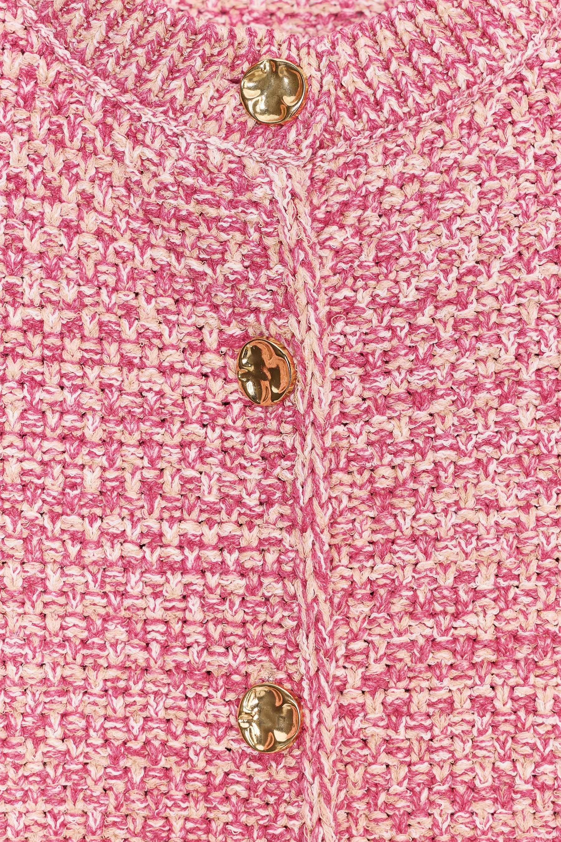 3/4 LENGTH SLEEVE KNIT CARDIGAN - Image 5