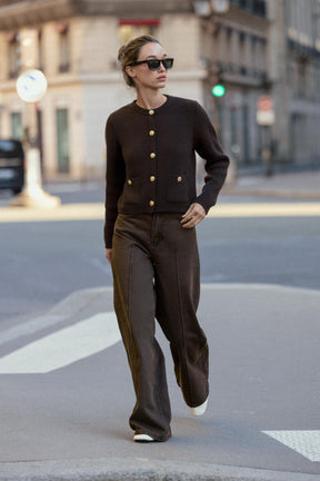 Strickjacke mit Knöpfen