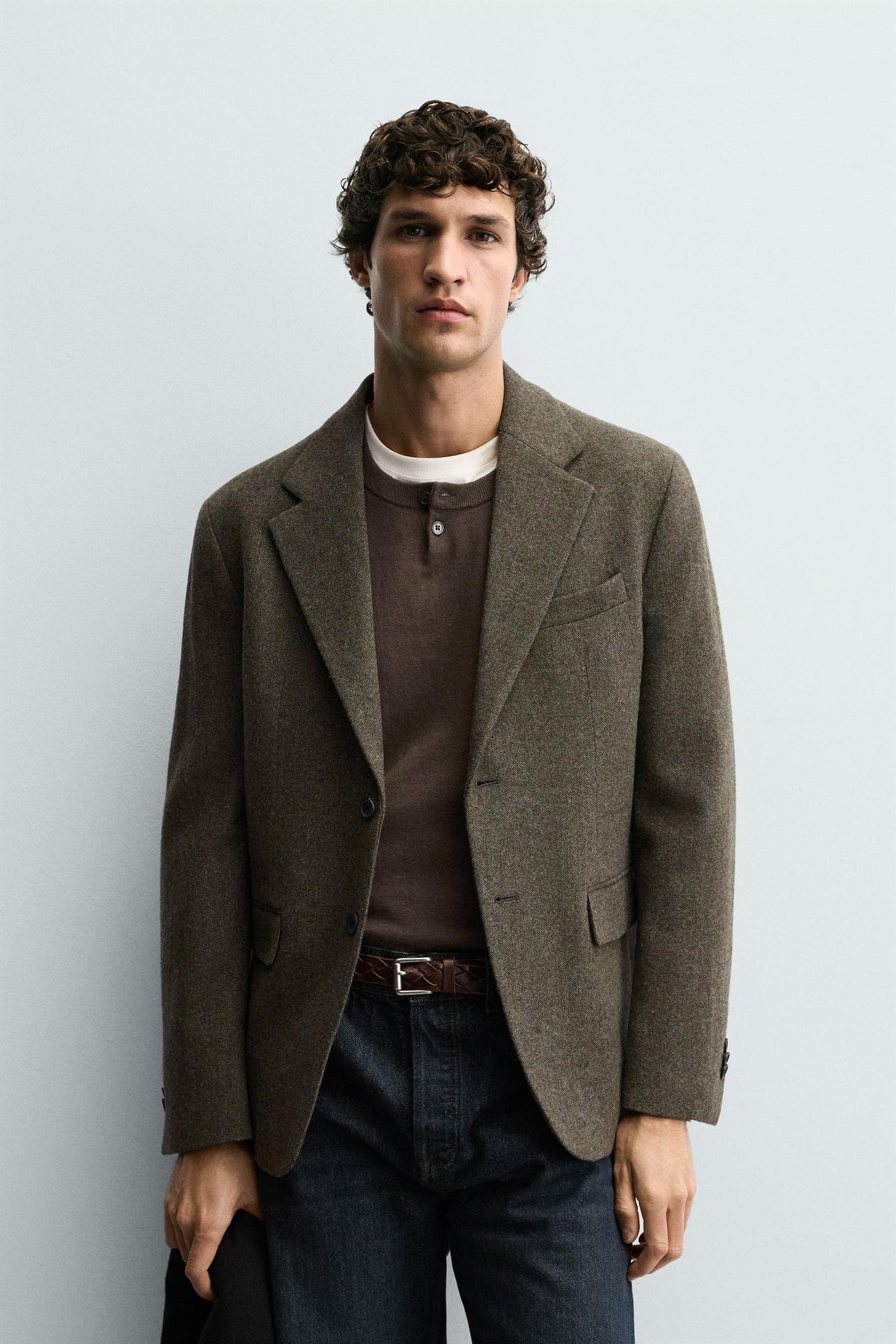 WOOL TEXTURED BLAZER - Image 2