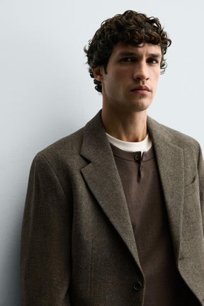 WOOL TEXTURED BLAZER - Image 5