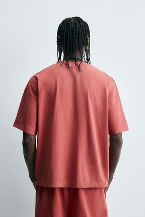 LIGHT WEIGHT WASHED BOXY FIT T-SHIRT - Image 3