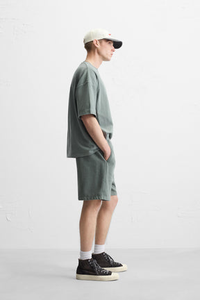 WASHED JOGGER BERMUDA SHORTS - Image 3