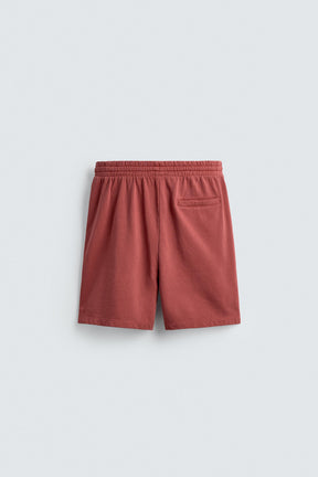 WASHED JOGGER BERMUDA SHORTS - Image 8