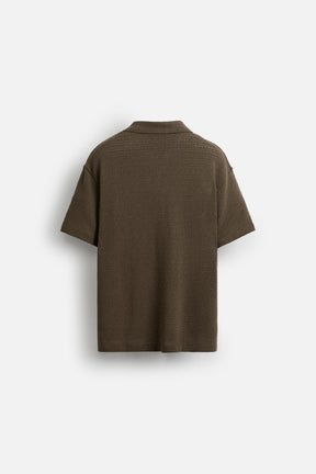 GEOMETRIC JACQUARD POLO SHIRT - Image 7